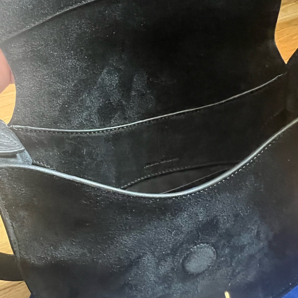 Isabel Marant Botsy Black Suede Crossbody Bag - Picture 7 of 14